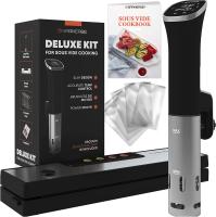 ART Precision Cooker Kit (Deluxe Cooker Kit) - Sous Vide Machine Immersion Cookers Circulator, 30 Vacuum Seal Bags, Vacuum Pump, Digital Timer, Temp Control, Sous Vide Cooker, Gift for Chefs