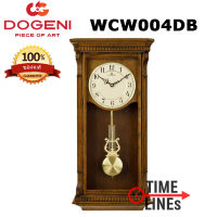 DOGENI รุ่น WCW004DB นาฬิกาแขวนไม้แท้ นาฬิกาตู้ไม้ มีเสียงระฆัง เสียงเพลง และตุ่มแกว่ง พร้อมรับประกัน 2 ปี Multi-Chime &amp; Melody with Pendulum WCW