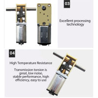 มอเตอร์เกียร์หนอน16RPM DC 12V มอเตอร์เกียร์สำหรับยานยนต์