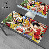 Sovawin 90x40 ซม. XLแผ่นรองเมาส์ขนาดใหญ่ แผ่นรองคีบอร์ด One Piece หนึ่งชิ้น แผ่นรองเมาส์ยางธรรมชาติ PC คอมพิวเตอร์ Gaming Mousepad กันลื่นแป้นพิมพ์ขนาดให