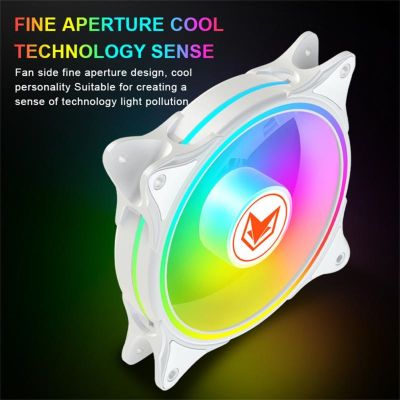 ✘ 4pin 3pin Computer Case Fan Neon Colorful Cpu Cooling Fan 60000h High Speed Pc Fans Smart Argb Pwm Radiator Cooler 120mm Dc12v