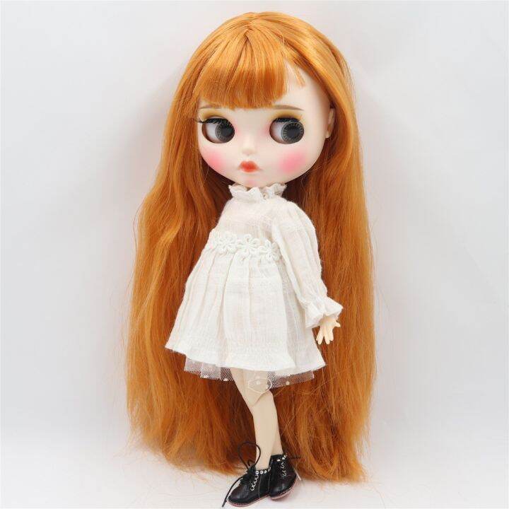 blyth-doll-1-6-bjd-white-skin-joint-body-new-matte-face-30cm-ตุ๊กตาบลายธ์