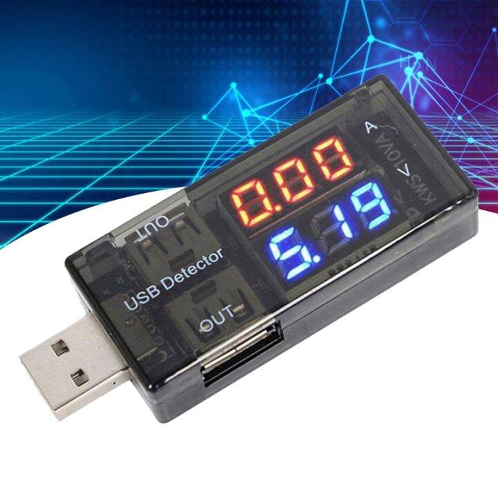 2pcs-voltage-tester-current-voltage-battery-monitor-with-led-display-for