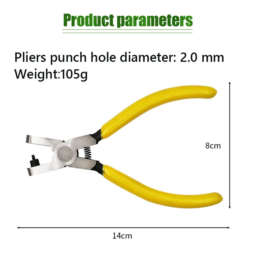 Watchband Punch Plier Leather Watch Strap 4mmx2mm Rectangle Hole Maker  Tools for Watchmakers 