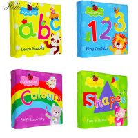 Baby Early Learning Cloth Book Ring Paper Function English Alphanumeric Baby Early Education Enlightenment Toy Flash Cards