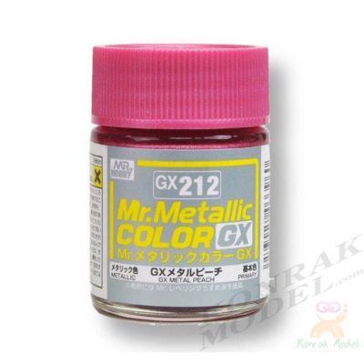 .ของเล่นเสริมทักษะ เกมฝึกสมอง. สีสูตรทินเนอร์ Mr.Metallic Color GX212 PEACH 18ML [ โปรโมชั่นสุดคุ้ม ลด 30% ].