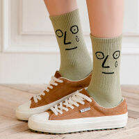 Unisex Surprise Mid Men Socks Harajuku Colorful Funny Socks Men 100 Cotton 1 Pair Kawaii Size 35-42