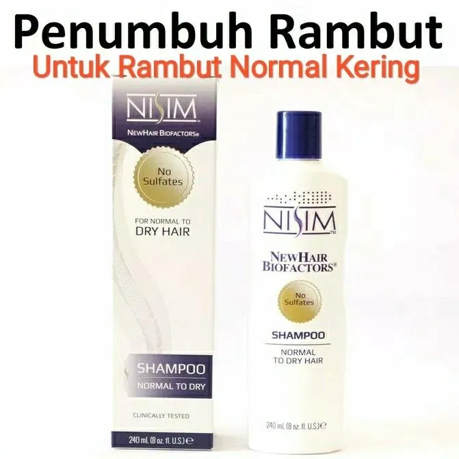 Shampoo Nisim Biofactors Untuk Rambut Normal Kering 240ml Lazada