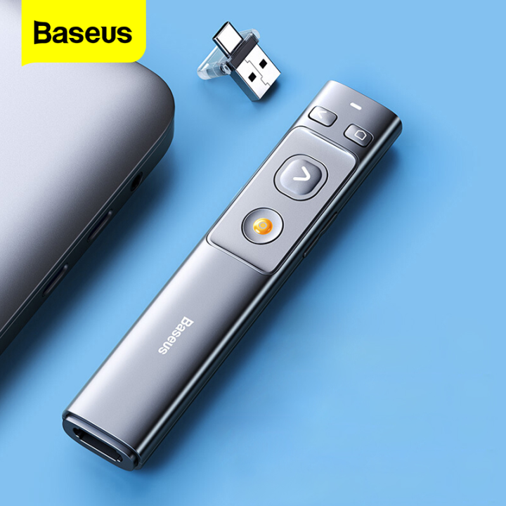 Baseus Presenter Wireless Remote Controller 2.4GHz USB&USB C Pointer