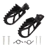 Dirt Bike Foot Pegs Black Stable Motorcycle Foot Rest Rustproof Professional 1 Pair for 50cc 70cc 90cc 110cc 125cc Motocross Pedals