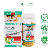 Viên uống Dầu cá Omega 369 giúp bổ não, sáng mắt, hỗ trợ sức khỏe tim mạch
