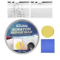 Car Paint Restoration Kit Protective Coating Car Cleaning Scratch Removal Wax Scratch Removal Wax with Sponge Quick Repair for Scratches Burrs Stubborn Dirt beneficial