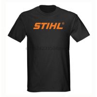 ราคาต่ำสุด!!เสื้อยืดแขนสั้น ผ้าฝ้าย พิมพ์ลายเลื่อยโซ่ Stihl Power สําหรับผู้ชาย และผู้หญิงS-3XL  2IDC