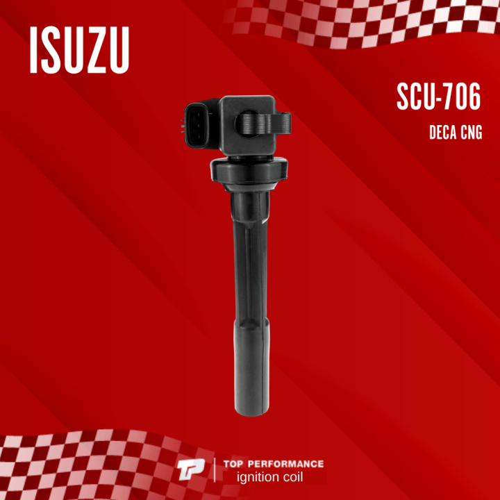 sures-ประกัน-1-เดือน-คอยล์จุดระเบิด-isuzu-deca-cng-nkr-4hf-scu-706-made-in-japan-คอยล์หัวเทียน-อีซูซุ-เดก้า-สิบล้อ-หกล้อ-รถบรรทุก