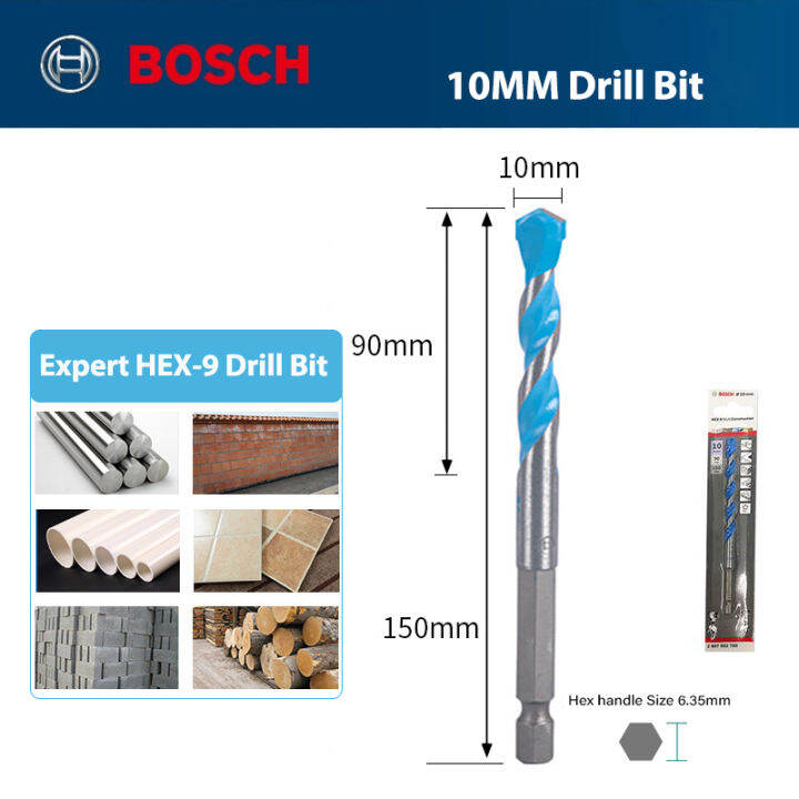 hex-9-multifstruction-set-mata-bor-3-12มมสำหรับคอนกรีต-อิฐ-กระเบื้อง-แผ่นโลหะ-ไม้และสว่านกระแทกอุปกรณ์เสริมพลาสติก