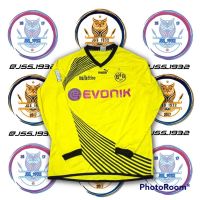 Top-quality Bvb Jersey Home Longsleeve Kit KYU 09 Second Used Preloved Retro Vintage Rare Template Shirt Tees Outfit Tops Fashion Football Sportswear