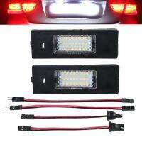 2ชิ้นโคมไฟป้ายทะเบียน Led ยานพาหนะสำหรับ Bmw E81 E85 E86 E87 E36ไฟท้ายชุดโคมไฟป้ายทะเบียนรถสีขาว6500K