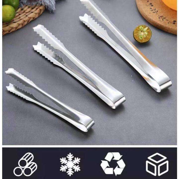 Food Tongs Stainless Steel Nonslip Kitchen Utensils Serving Tongs