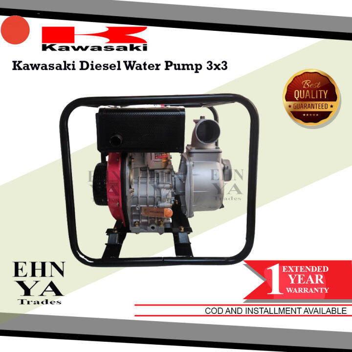 Kawasaki Diesel Water Pump 3x3 | Lazada PH