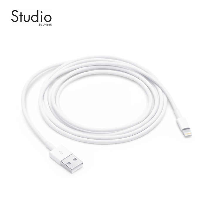 สายชาร์จสำหรับไอโฟน-สายชาร์จ-สำหรับ-ไอโฟน-ไอแพด-iphone-ipad-lightning-to-usb-cable-2m-2เมตร