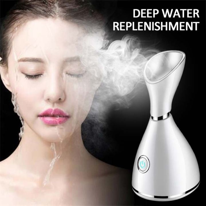 Nano Ionic Facial Steamer Hot Steam Cleaner Face Fogger Facial Deep