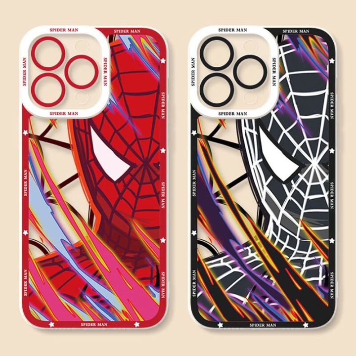 marvel-spider-man-case-for-samsung-galaxy-s23-s22-ultra-s21-s20-fe-s10-plus-note-20-10-9-a32-a52s-a52-a72-soft-silicone-cover-phone-cases