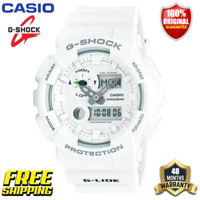 ต้นฉบับ G-Shock GAX100 ผู้ชายกีฬานาฬิกาคู่แสดงเวลา 200 เมตรกันน้ำกันกระแทกเวลาโลก LED แสงอัตโนมัติรับประกัน 4 ปี GAX-100A-7A (100% ใหม่แท้)