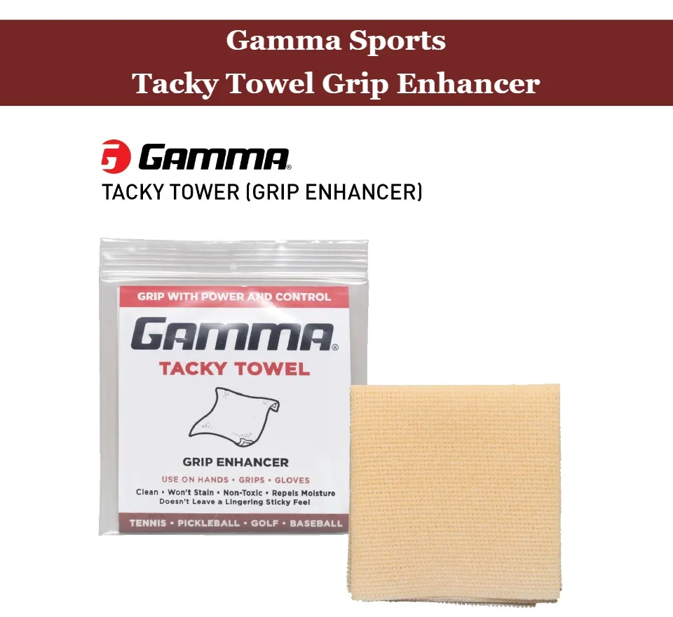 GAMMA Tacky Towel Tennis Grip Enhancer [Enso Lifestyle]