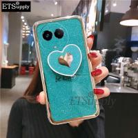 เคสโทรศัพท์ Realme 11X 5G Love Bracket ซิลิโคนนิ่มจะรักกับผู้ถือขาตั้งป้องกันการตกฝาหลัง Realme 11 11X เคส