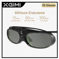 ZP Dlp-link Shutter 3D Glasses Rechargeable Virtual Reality Lcd Glass Glasses Compatible For Xgimi H2 Horizon Aura