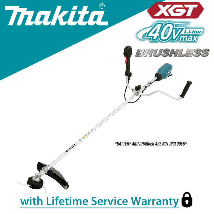 Makita Ur016gz Brushless Cordless 3 Speed Grass Trimmer 40vmax Xgt™ Li Ion Battery And Charger 4394