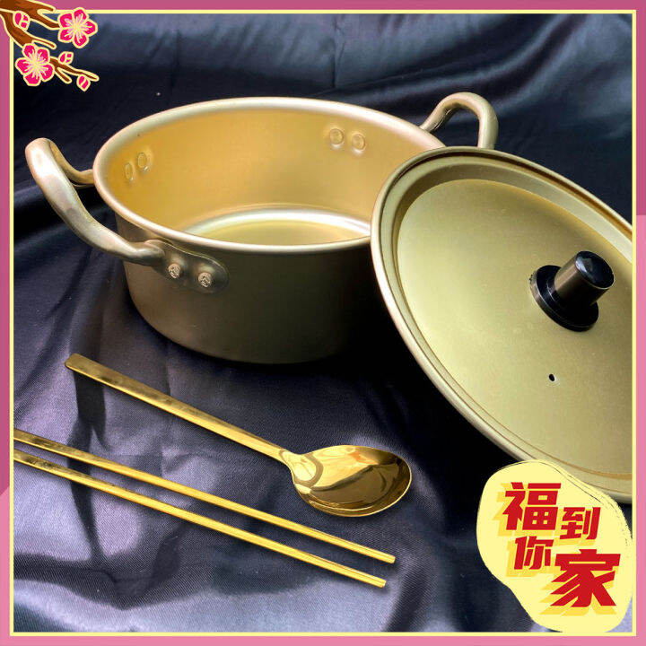 FuHouse Korean Cooking Pot Chopstick Set for Ramen Kimchi Noodle