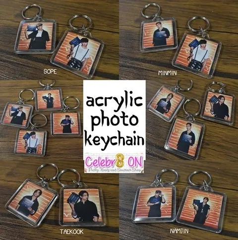 BTS acrylic keychain *photo depends on available theme* (sold per