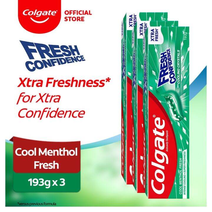 Menthol Toothpaste for Breath 193g Pack of 3 Lazada PH