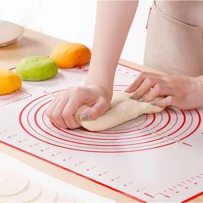 60x40cm Non-Stick Pastry Baking Mat Silicone Mat Flour Fondant Sheet Kneading Board Silicone Mat for Dough Rolling Cooking Tools