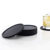 【cw】 1PCS Non-slip Silicone Drinking Coaster Set Holder Cup Sets