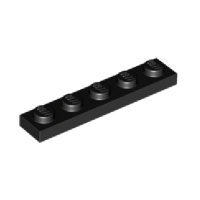 Lego part (ชิ้นส่วนเลโก้) No.78329 Plate 1 x 5