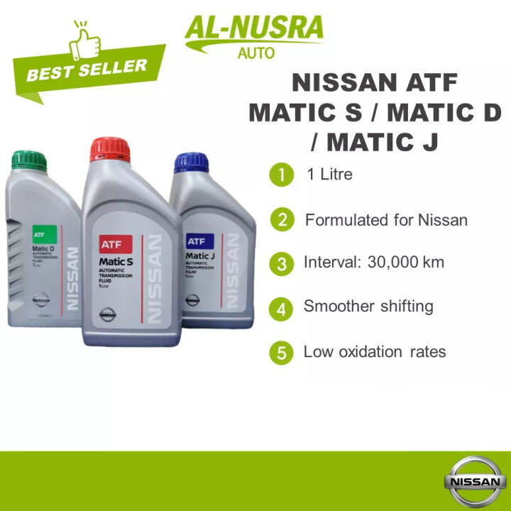 Nissan Atf Matic S Matic J Matic D L Auto Transmission Fluid Gear