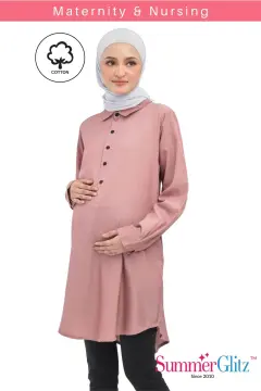 Shop Baju Blouse Pregnant Muslimah online