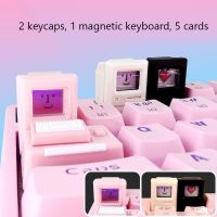 （Miss qis keycap）คีย์บอร์ดสไตล์เรโทรคลาสสิก80S สำหรับ MAC Macintosh,คีย์บอร์ดคีย์แคปมีตัวเลือกปุ่ม1.5U ESC สำหรับคีย์บอร์ดแบบกลไก