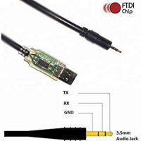 6.35มิลลิเมตร3.5มิลลิเมตรชายศัพท์ Ttl อนุกรม Dc Trs วิดีโอออกเสียงแจ็ค Aux เสียง FTDI TTL 232เคเบิ้ล USB ถึง3.5มิลลิเมตรแจ็ค4จุด TTL สาย