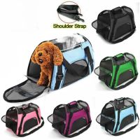 ☋✠ New Top Carrier Soft Fabric Portable Backpack Folding Dog Cat Travel Bags Pet Carrier Bag Cat Package Dog Cage