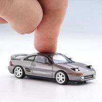 รถของเล่นรถขนาด1/64หุ่นอัลลอย W20 MR2ของโตโยต้าขนาดมอเตอร์ไซค์เด็กรถยนต์ของเล่นสำหรับเด็กหัดเดินเด็กของขวัญวันเกิด