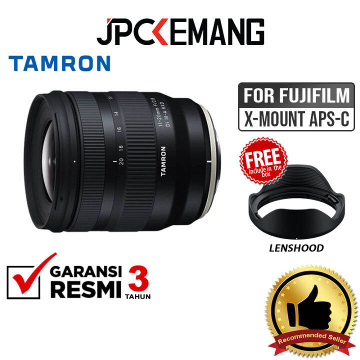 Tamron 11 20mm f2 8 for fujifilm x di iii a rxd tamron 11 20 mm f 2 8