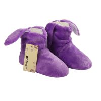 Glglgege Children Cotton Shoes Kids Home Slippers Boys And Girls Baby Cute Rabbit Ears Plush Thickening Warm Indoor Slippers