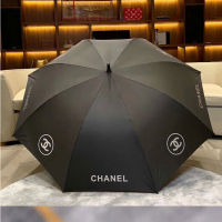 ร่มสีดำ CHANEL ชาแนล ร่มพกพา ระบบสปริง ขนาดใหญ่