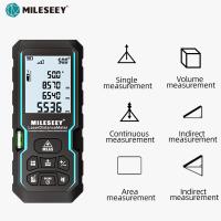 MILESEEY เลเซอร์ S6สายวัด40M 60M 80M 100M เลเซอร์วัดระยะทาง IP54ไม้บรรทัดอิเล็กทรอนิกส์เครื่องมือวัดที่เป็นประโยชน์