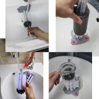 Glass Cleaner Sink Cup Brush Suction Cup Kitchen Cleaning Supplies Rotating Wine Bottle Cleaner Mug Scrubber