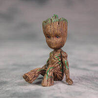 ?【Lowest price】MH Groot Action Toy FIGURE 6cm guardians of the Galaxy Tree Man ตุ๊กตารุ่นการ์ตูน