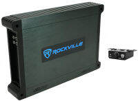 Rockville DBM12 2000W Peak / 500w RMS 2 Ohm Marine/Boat Mono Amplifier Amp W/Covers+Bass Remote Mono 500w